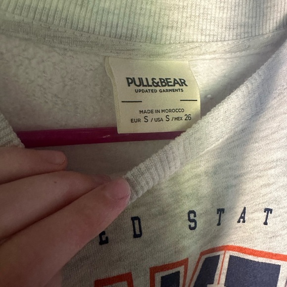 White Crewneck Pull&Bear - Picture 2 of 4